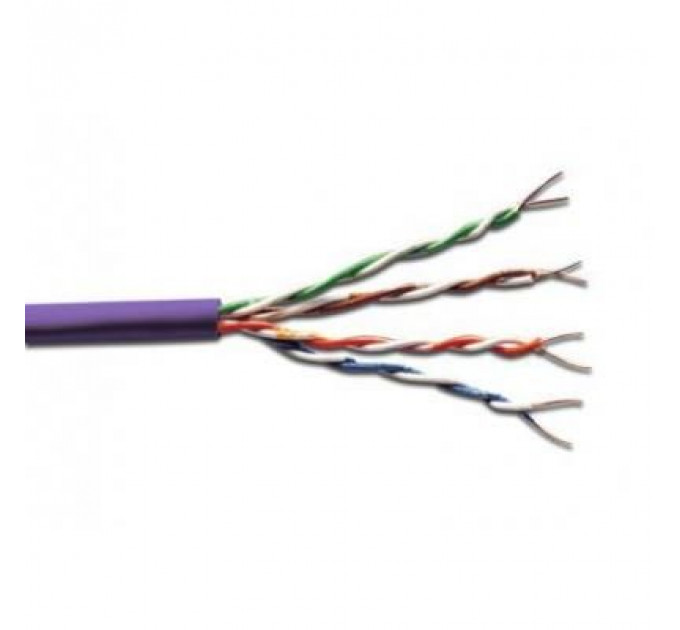 Кабель мережевий Digitus UTP 305м, cat 6, CU, AWG23/1, LSZH-1, violet (DK-1613-VH-305)