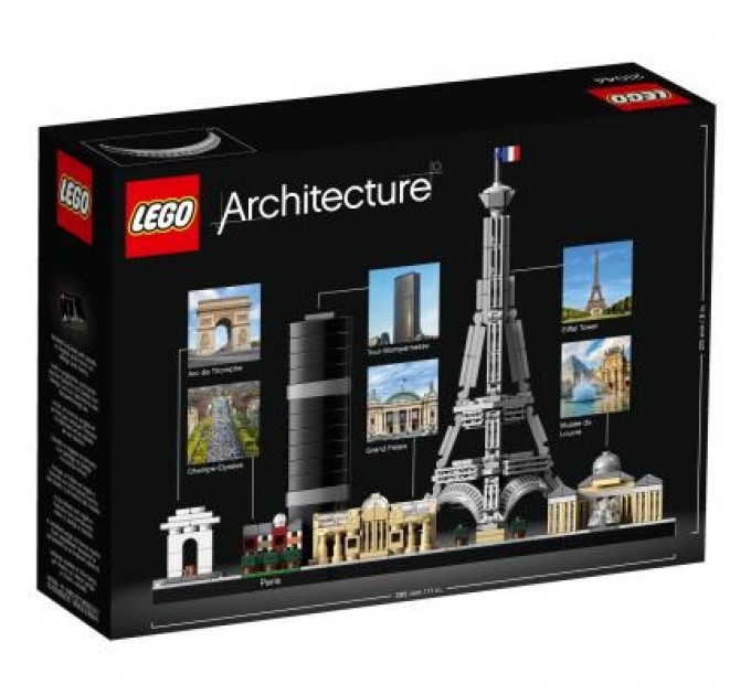 LEGO Конструктор LEGO Architecture Париж 649 деталей (21044)