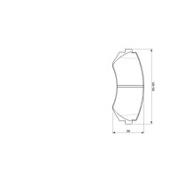 Гальмівні колодки Bosch 0 986 424 489