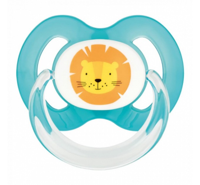 Baby-Nova Пустушка Baby-Nova Wild Animals 6-18 міс. блакитна/синя 2 шт (3962319)