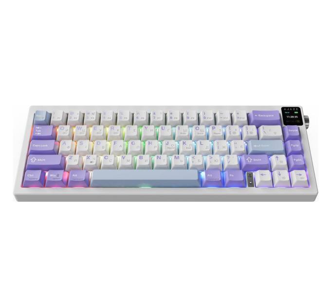 Ajazz Клавіатура бездротова Ajazz AK650 Flying Fish Switch Purple (AK650-FF-PWB)