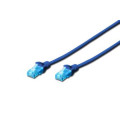 Assmann Патч-корд 0.5м, UTP, cat.5e, CCA, blue Digitus (DK-1512-005/B)