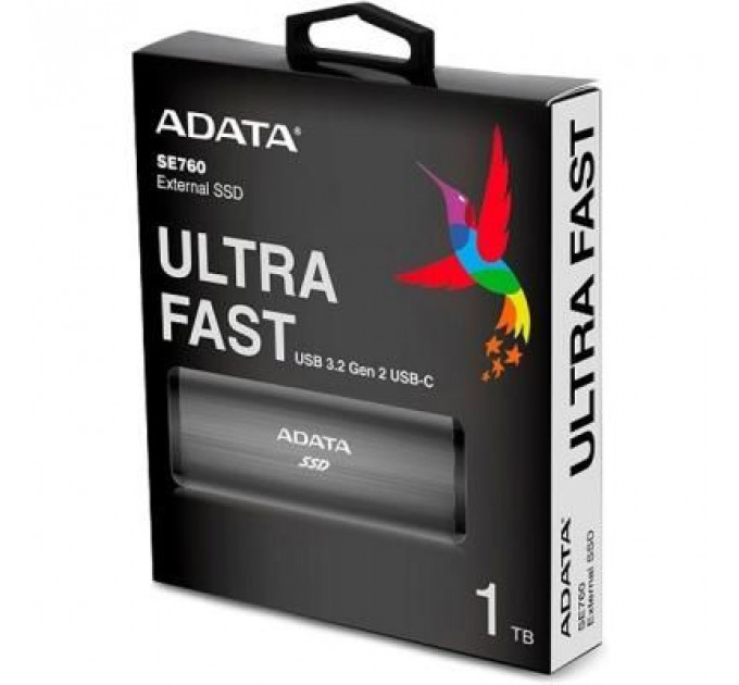 Накопичувач SSD USB 3.2 1TB ADATA (ASE760-1TU32G2-CTI)