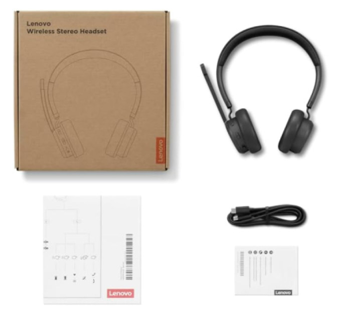 Lenovo Навушники Lenovo Wireless Stereo Headset Black (4XD1Q30302)