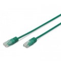 Assmann Патч-корд 0.5м, UTP, cat.5e, CU, green Digitus (DK-1511-005/G)