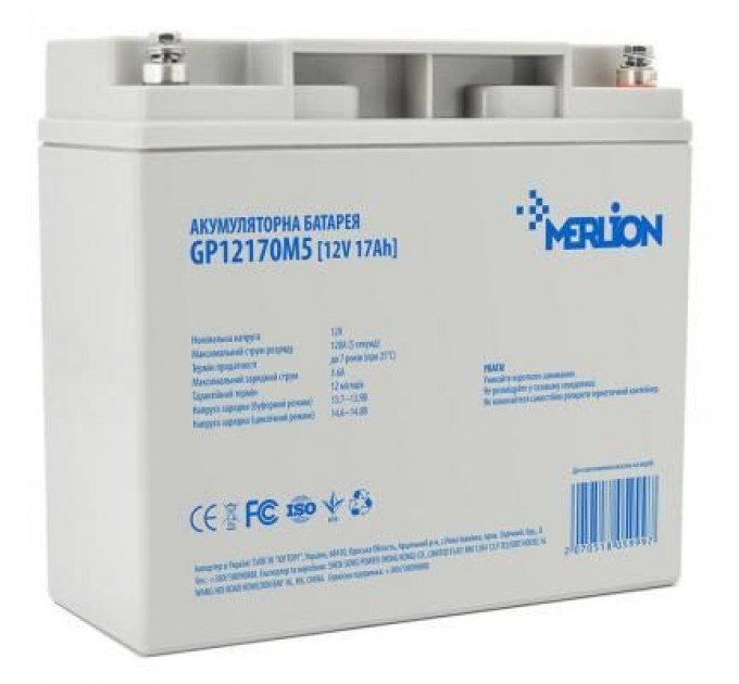 Merlion Батарея до ДБЖ Merlion 12V-17Ah (GP12170M5)