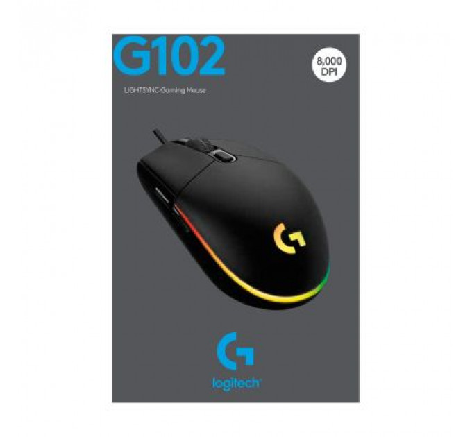 Мишка Logitech G102 Lightsync Black (910-005823)