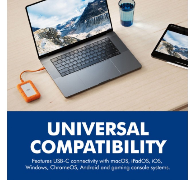 LaCie Накопичувач SSD USB Type-C 4TB Rugged LaCie (STND4000400)