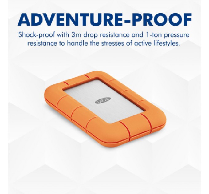 LaCie Накопичувач SSD USB Type-C 4TB Rugged LaCie (STND4000400)