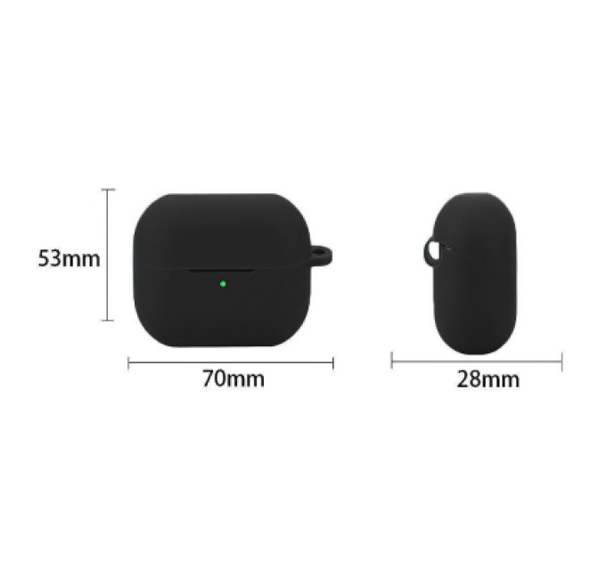 BeCover Чохол для навушників BeCover Silicon для Samsung Galaxy Buds 3 Black (711989)