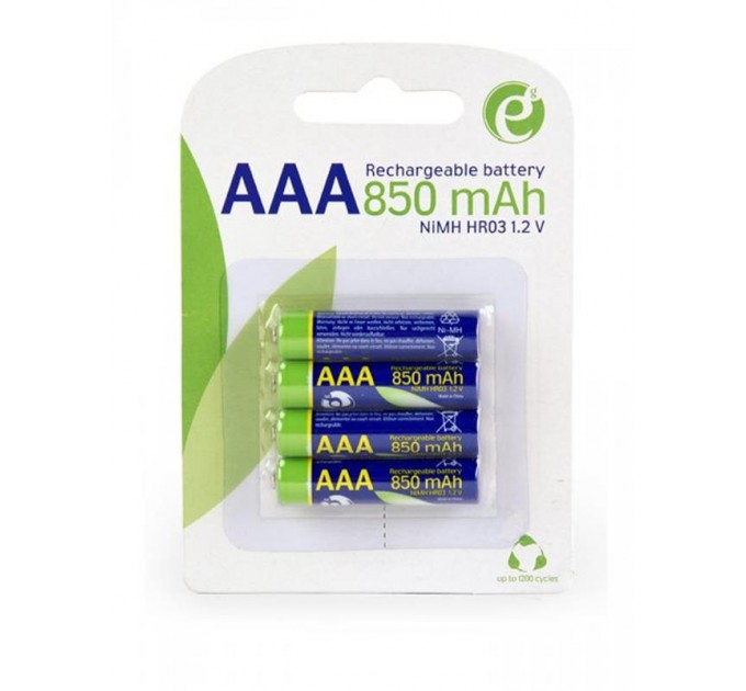 EnerGenie Аккумулятор EnerGenie AAA/HR03 Ni-MH 850 mAh BL 4шт