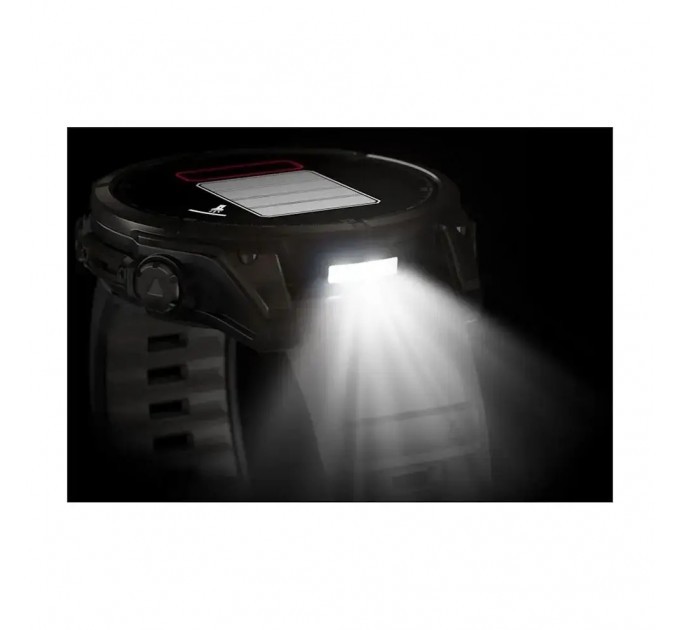 Garmin Смарт-годинник Garmin Fenix 8 47mm AMOLED Sapphire Carbon Gray DLC Titanium with Black Silicone (010-02904-29)