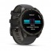Garmin Смарт-годинник Garmin Fenix 8 47mm AMOLED Sapphire Carbon Gray DLC Titanium with Black Silicone (010-02904-29)
