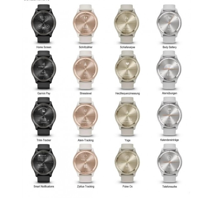 Garmin Смарт-годинник Garmin Vivomove Trend White Cream (010-02665-01)