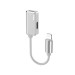 Remax Адаптер Remax RL-LA02i Enjoy 2in1 Lightning-2 Lightning, 12см, White (6954851298007)