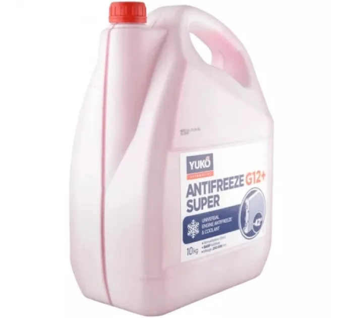 Yuko Антифриз Yuko -40 Super G12+ червоний 9л (10 кг.) (4820070248234)