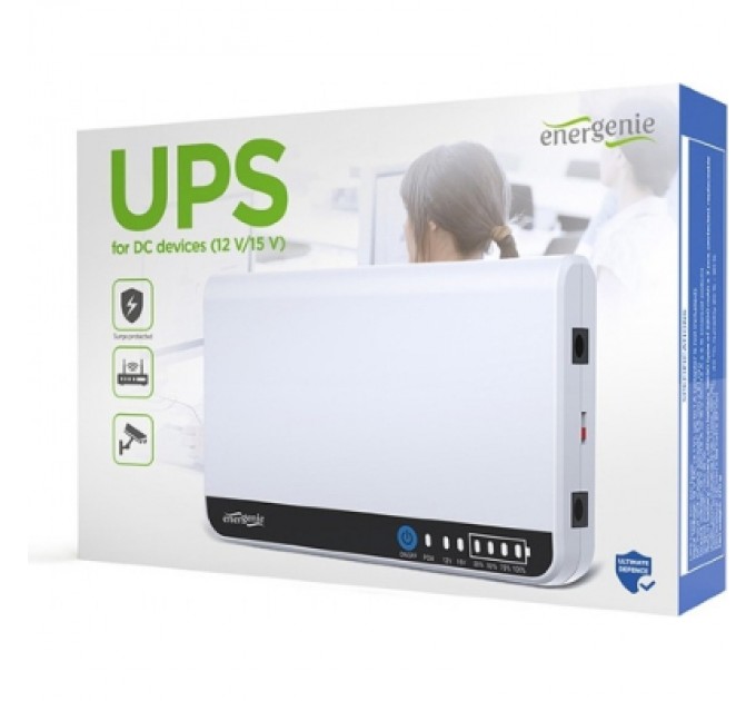 EnerGenie Пристрій безперебійного живлення EnerGenie EG-UPS-DC18, 12V/15V (EG-UPS-DC18)