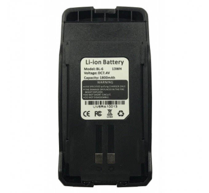 Baofeng Акумуляторна батарея Baofeng для UV-6R Std 1800mAh (BL-6)
