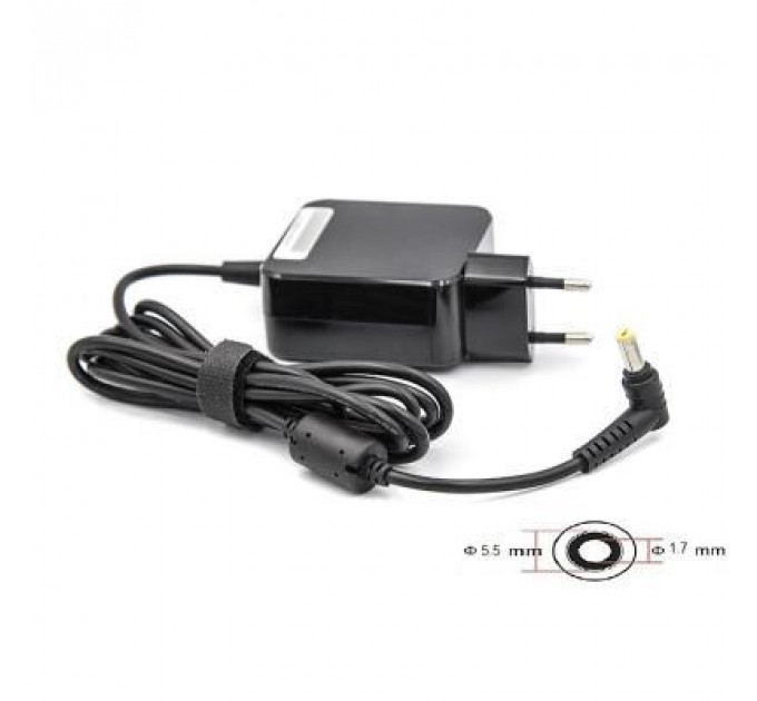 Блок живлення до ноутбуку PowerPlant ACER 220V, 19V 40W 2.15A (5.5*1.7) wall mount (WM-AC40F5517)