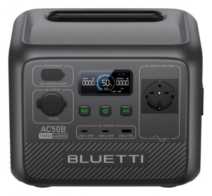 BLUETTI Зарядна станція BLUETTI AC50B 700W 448Wh (AC50B)
