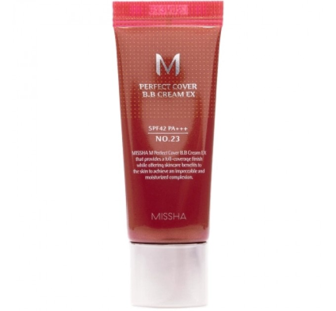 Missha BB-крем Missha M Perfect Cover BB Cream EX SPF42/PA+++ 23 - Natural Beige (8809747940738)