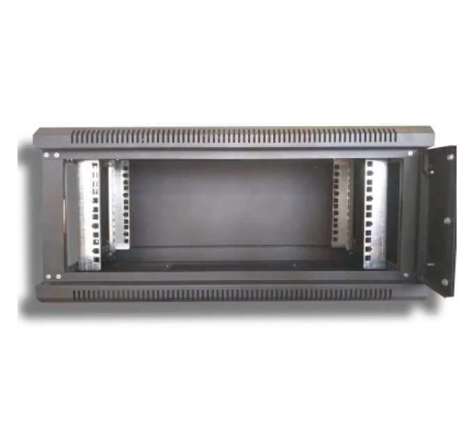 Hypernet Шафа настінна Hypernet 4U 19" 600x350 (WMNC-350-4U-FLAT-BLACK)