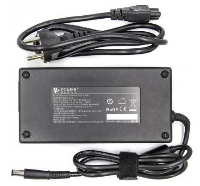 Блок живлення до ноутбуку PowerPlant DELL 220V, 19.5V 180W 9.23A (7.4*5.0) (DL180G7450)