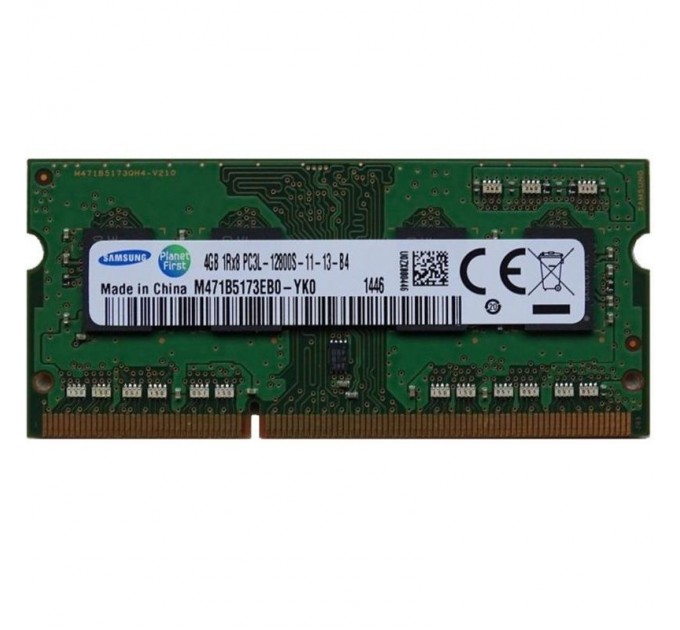Samsung Модуль пам`ятi SO-DIMM 4GB/1600 DDR3L Samsung (M471B5173EB0-YK0)