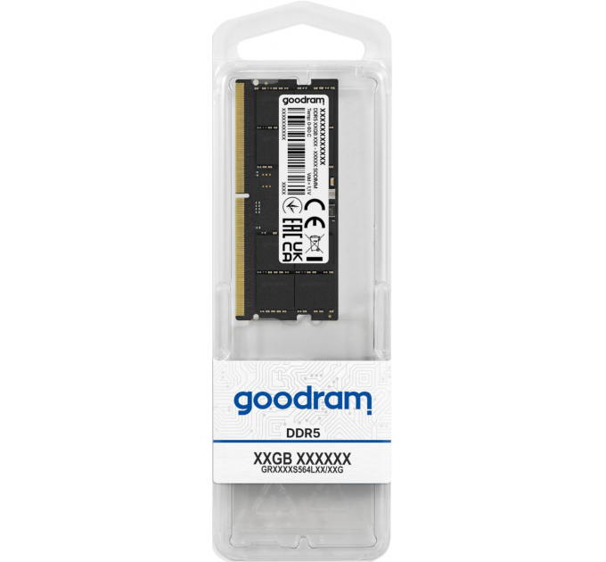 Goodram Модуль пам`яті SO-DIMM 16GB/5600 DDR5 Goodram (GR5600S564L46S/16G)