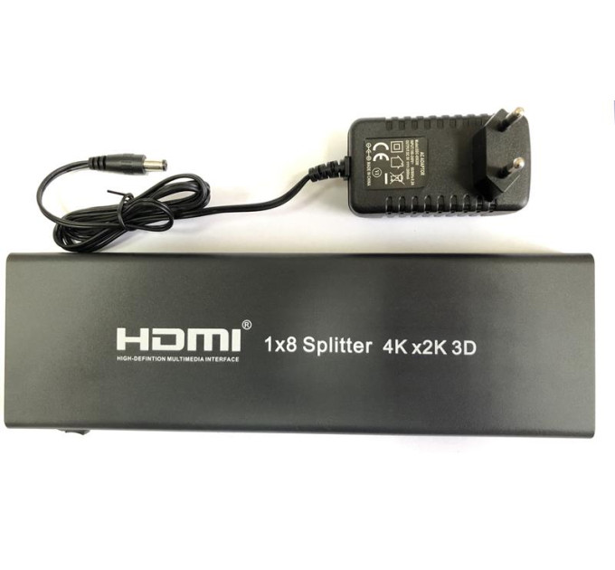 Atcom Розгалужувач (спліттер) Atcom (7688) HDMI 8 портів, підтримка UHD 4K