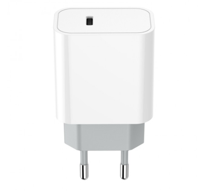 ColorWay Зарядний пристрій ColorWay Power Delivery Port USB Type-C (20W) V2 white (CW-CHS026PD-WT)