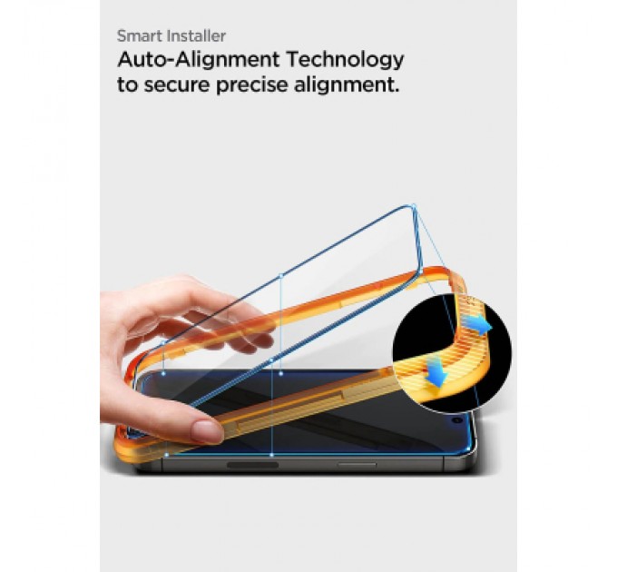 Spigen Скло захисне Spigen Apple Iphone 14 Pro Glas tR Align Master FC (2 Pack), Black (AGL05216)