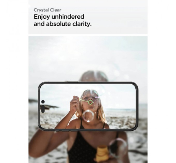 Spigen Скло захисне Spigen Apple Iphone 14 Pro Glas tR Align Master FC (2 Pack), Black (AGL05216)