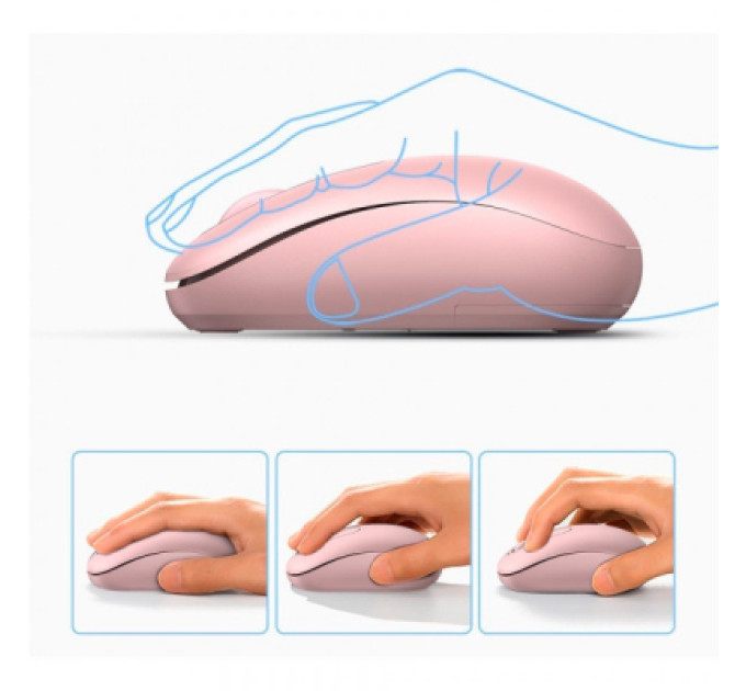 Ugreen Мишка Ugreen MU105 Wireless Pink (90686)