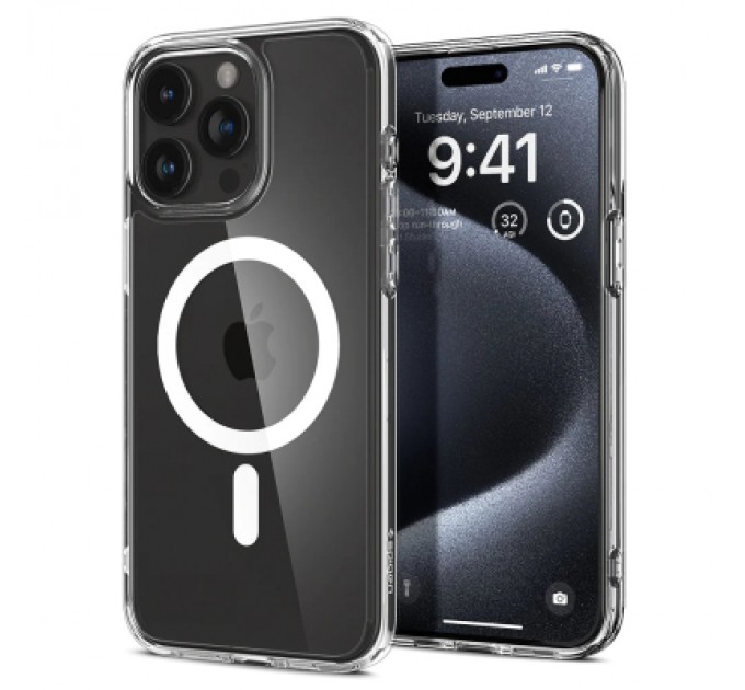 Spigen Чохол до мобільного телефона Spigen Apple iPhone 15 Pro Ultra Hybrid MagFit, White (ACS06715)