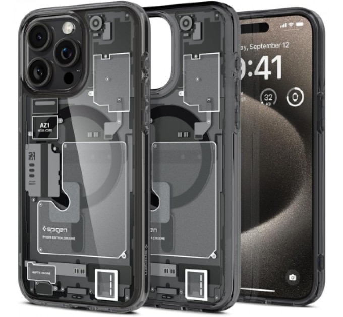 Spigen Чохол до мобільного телефона Spigen Apple iPhone 15 Pro Max Ultra Hybrid MagFit Zero One (ACS06582)