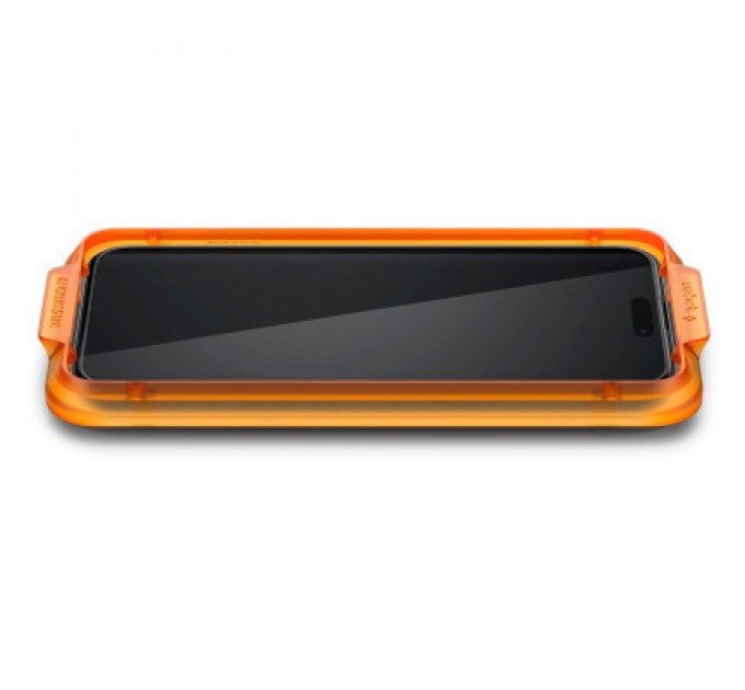 Spigen Скло захисне Spigen Apple iPhone 15 Glas.tR AlignMaster FC Black (2P) (AGL06906)