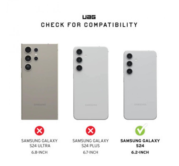 UAG Чохол до мобільного телефона UAG Samsung Galaxy S24 Monarch Kevlar Black (214411113940)