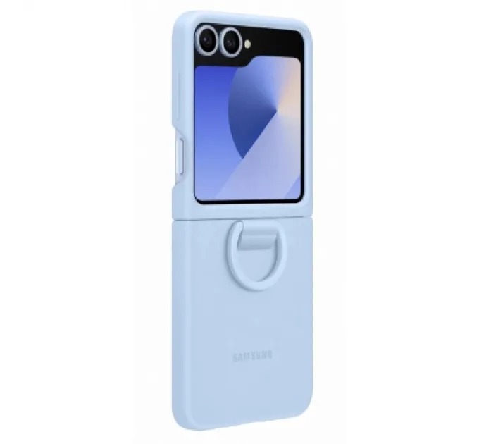 Samsung Чохол до мобільного телефона Samsung Silicone Cover with Ring Samsung Galaxy Flip 6 Blue (EF-PF741TLEGUA)