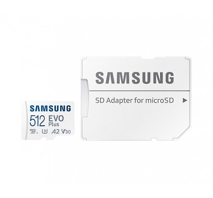 Samsung Карта пам’яті MICRO SDXC EVO+ 512GB V30 W/A MB-MC512SA/EU SAMSUNG