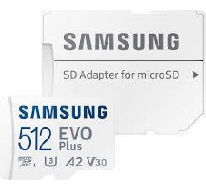 Samsung Карта пам’яті MICRO SDXC EVO+ 512GB V30 W/A MB-MC512SA/EU SAMSUNG