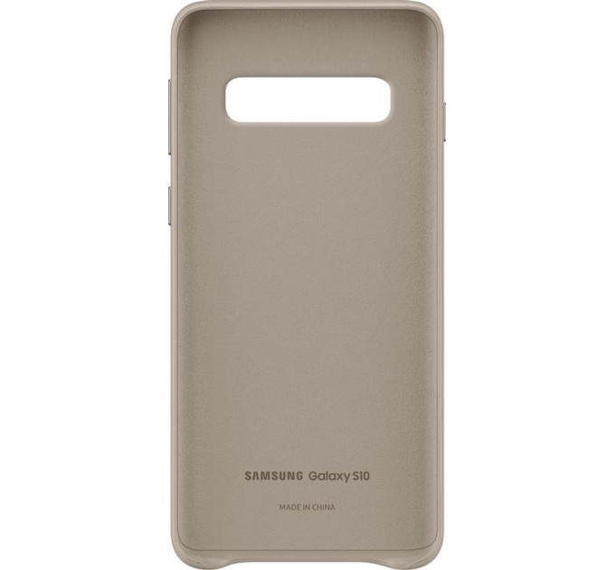 Samsung Чохол-накладка Samsung Leather Cover для Samsung Galaxy S10 SM-G973 Gray (EF-VG973LJEGRU)