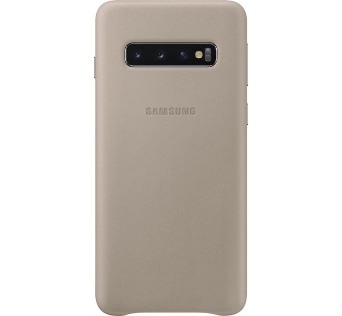 Samsung Чохол-накладка Samsung Leather Cover для Samsung Galaxy S10 SM-G973 Gray (EF-VG973LJEGRU)