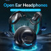 Vention Навушники Vention OpenBeat O12 Black (NBUB0)