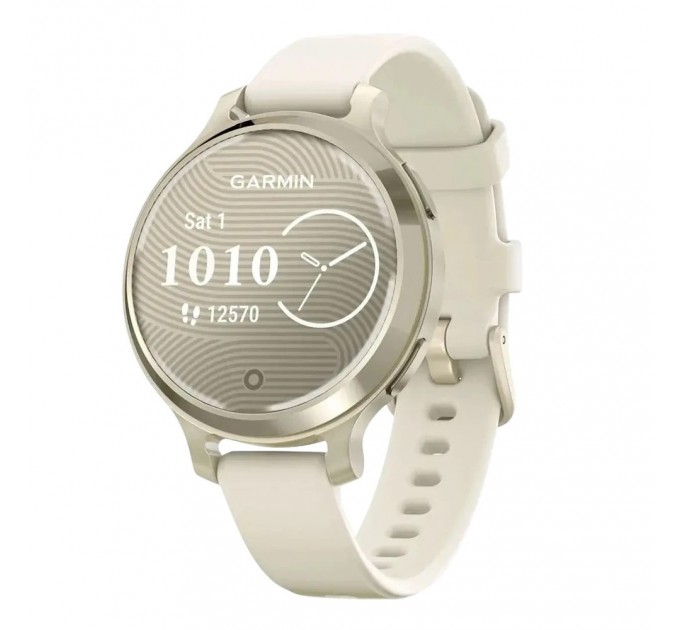 Garmin Смарт-годинник Garmin Lily 2 Active Lunar Gold with Bone Silicone Band (010-02891-50)