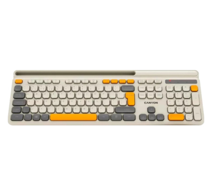 Canyon Клавіатура Canyon HKB-W03 Wireless UA Beige (CNS-HKBW03BG)
