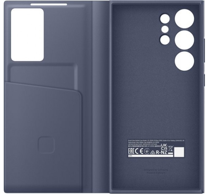 Samsung Чохол-книжка Samsung Smart View Wallet Case для Samsung Galaxy S24 Ultra SM-S928 Violet (EF-ZS928CVEGWW)