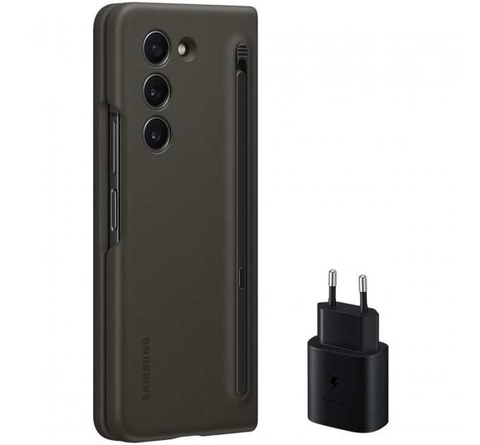 Samsung Чохол-накладка Samsung Slim Cover with Pen & TA 25W для Samsung Galaxy Fold 5 SM-F946 Black (EF-OF94KKBEGWW)