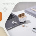 Canyon Навушники Canyon Hexagon 7 TWS ANC+ENC Wireless Charge White/Beige (CNS-TWS7WB)