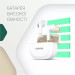 Canyon Навушники Canyon Hexagon 7 TWS ANC+ENC Wireless Charge White/Beige (CNS-TWS7WB)
